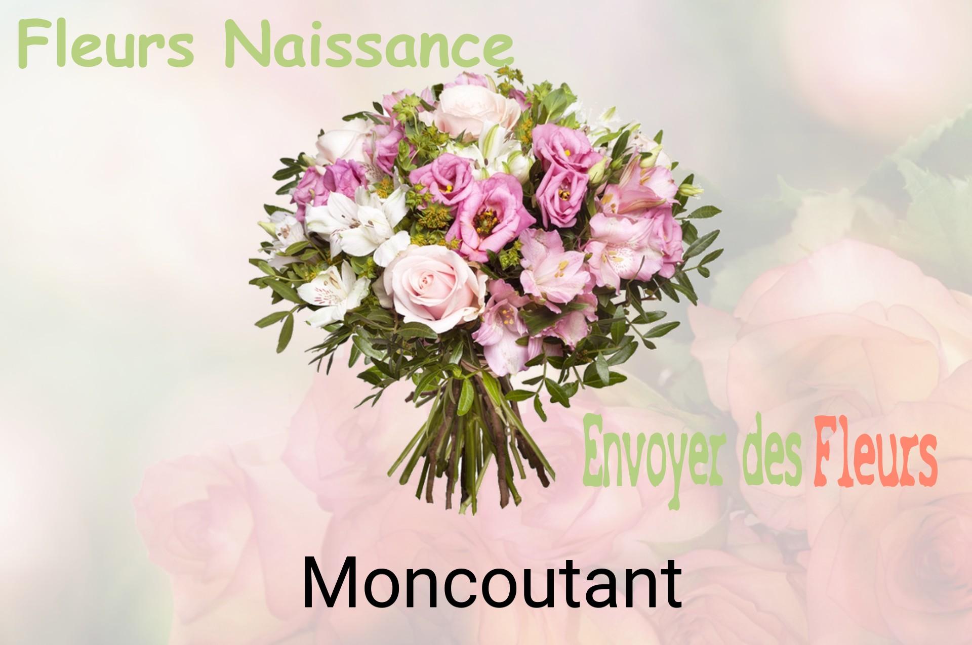 Bouquet de fleurs de naissance livré à Moncoutant